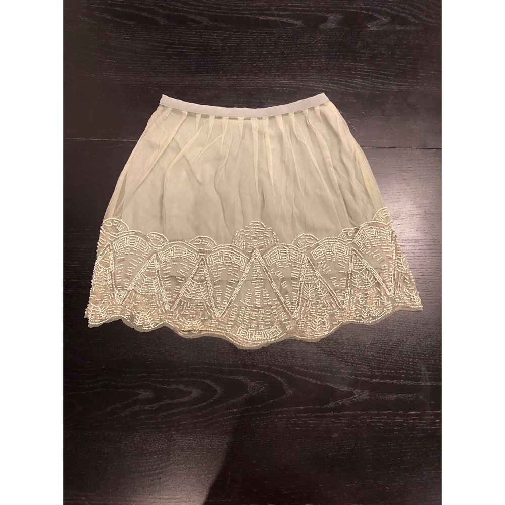 Kimchi Blue Mint Beaded Skirt